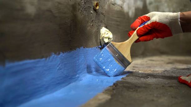 Commercial Wet Basement Repair project at a North Webster, IN business property by SJ Waterproofing Pros